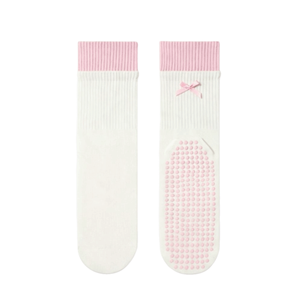 Pilates Yoga Y Barre - New Cotton Yoga Socks Silicone Grips