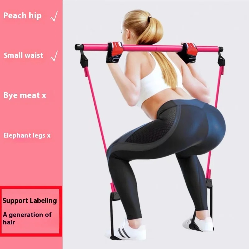 Pilates Yoga Home Workout - Pilates Stick - Adjustable Fitness Bar