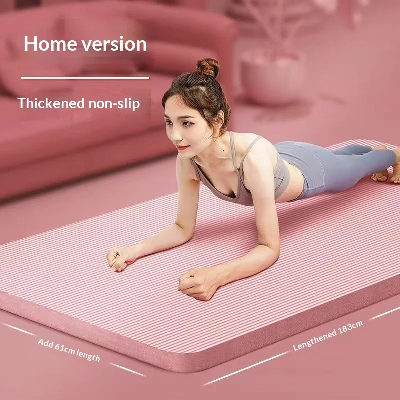Extra Thick Non Slip Yoga Mat  - Pilates Yoga Home Workout ulasan dan harga