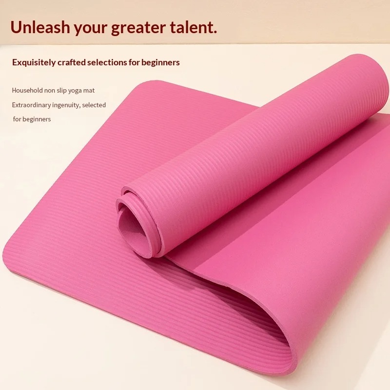 Extra Thick Non Slip Yoga Mat  - Pilates Yoga Home Workout ulasan dan harga