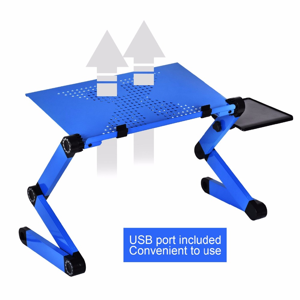 Aluminum Alloy Laptop Table Ad - Inversion Table Fold ulasan dan harga