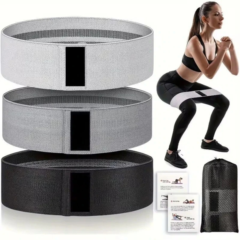 3PCS Fabric Resistance Bands f - Pilates Yoga Class ulasan dan harga