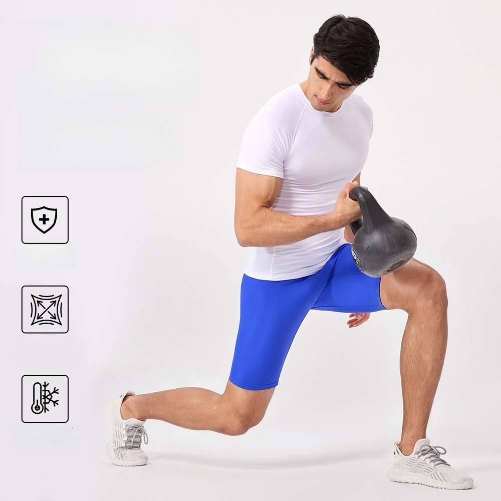 Men 5 Inch Compression Yoga Sh - Pilates Yoga Stretching ulasan dan harga