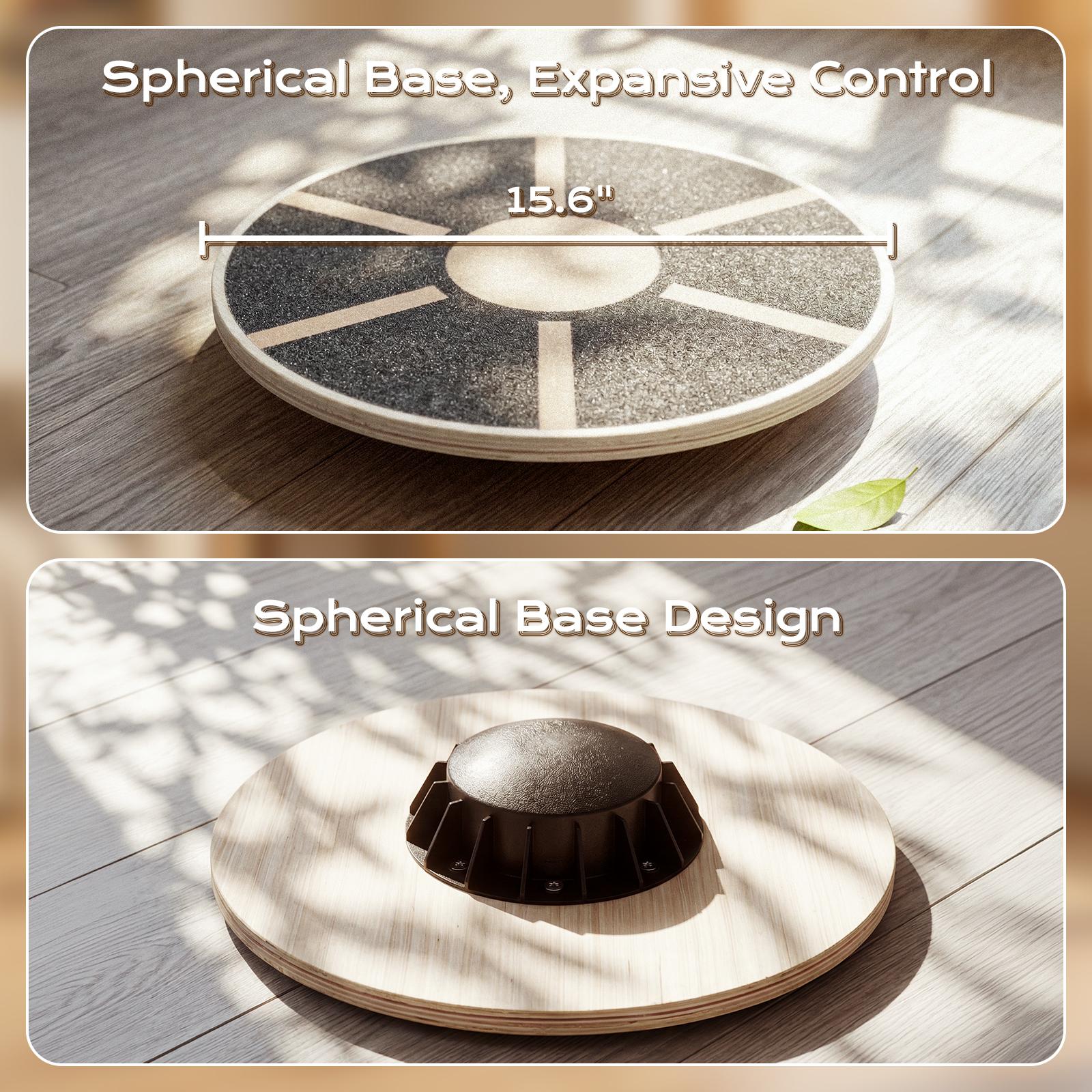 Non-Slip Wooden Balance Board  - Pilates Yoga Gifts ulasan dan harga
