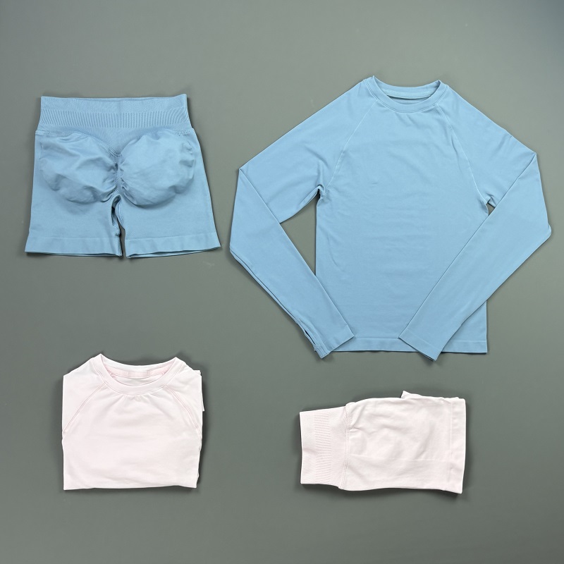 2 Piece Gym Set Women Raglan L - Pilates Yoga Stretching ulasan dan harga