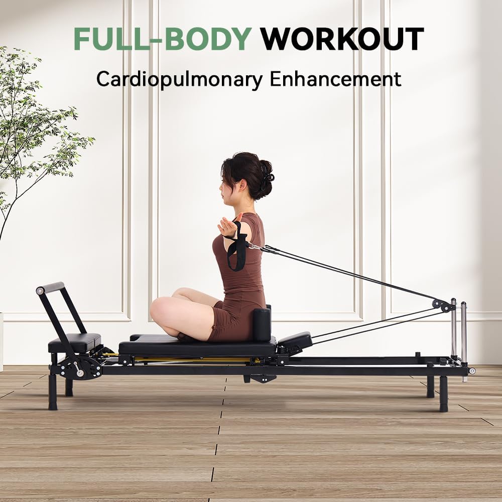 Foldable Pilates Reformer Mach - Pilates Reformer Spring ulasan dan harga
