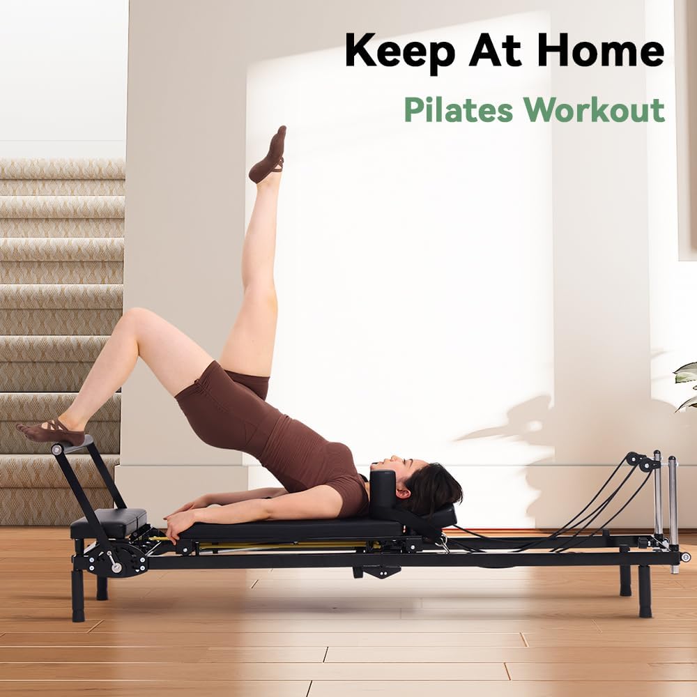 Foldable Pilates Reformer Mach - Pilates Reformer Spring ulasan dan harga