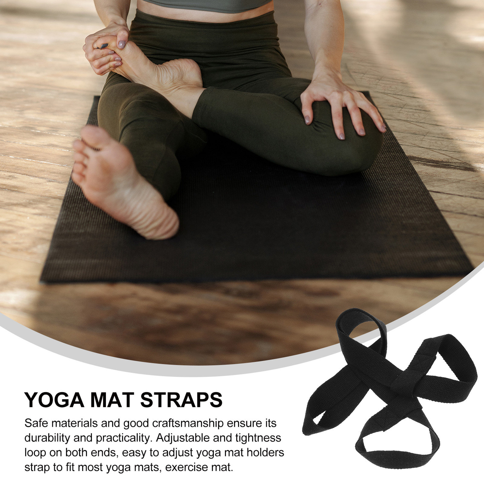 2Pcs Yoga Mat Sling Strap Heav - Pilates Yoga Class ulasan dan harga