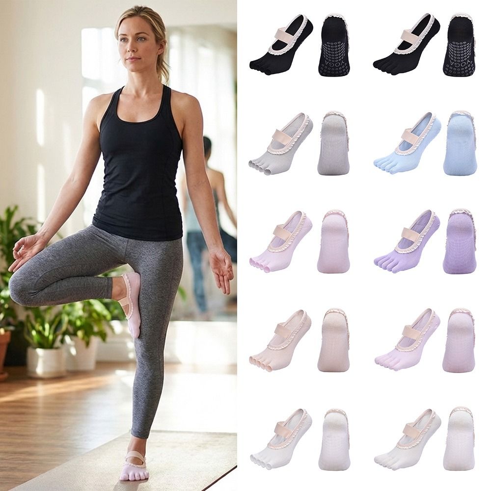 Creative Non-Slip Yoga Socks B - Pilates Yoga Class ulasan dan harga