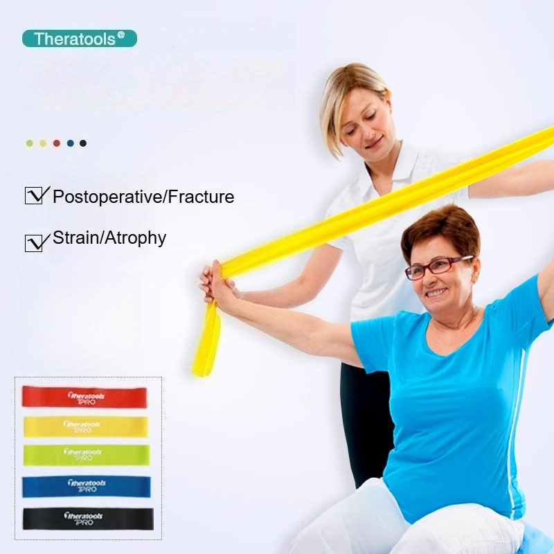 Resistance Bands Exercise Elas - Pilates Yoga Stretching ulasan dan harga