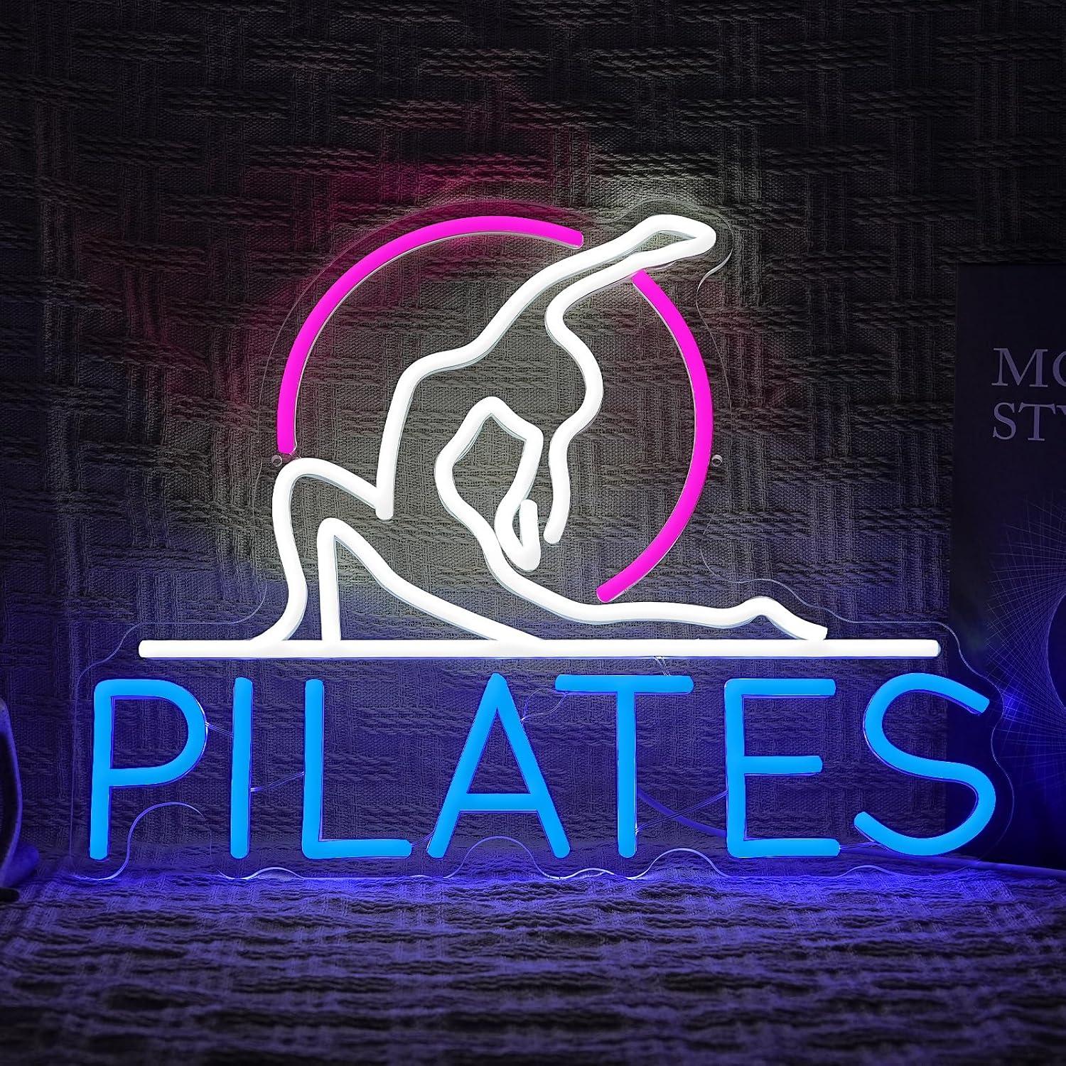 Yoga Pilates Neon Sign Dimmabl - Pilates Yoga Gifts ulasan dan harga