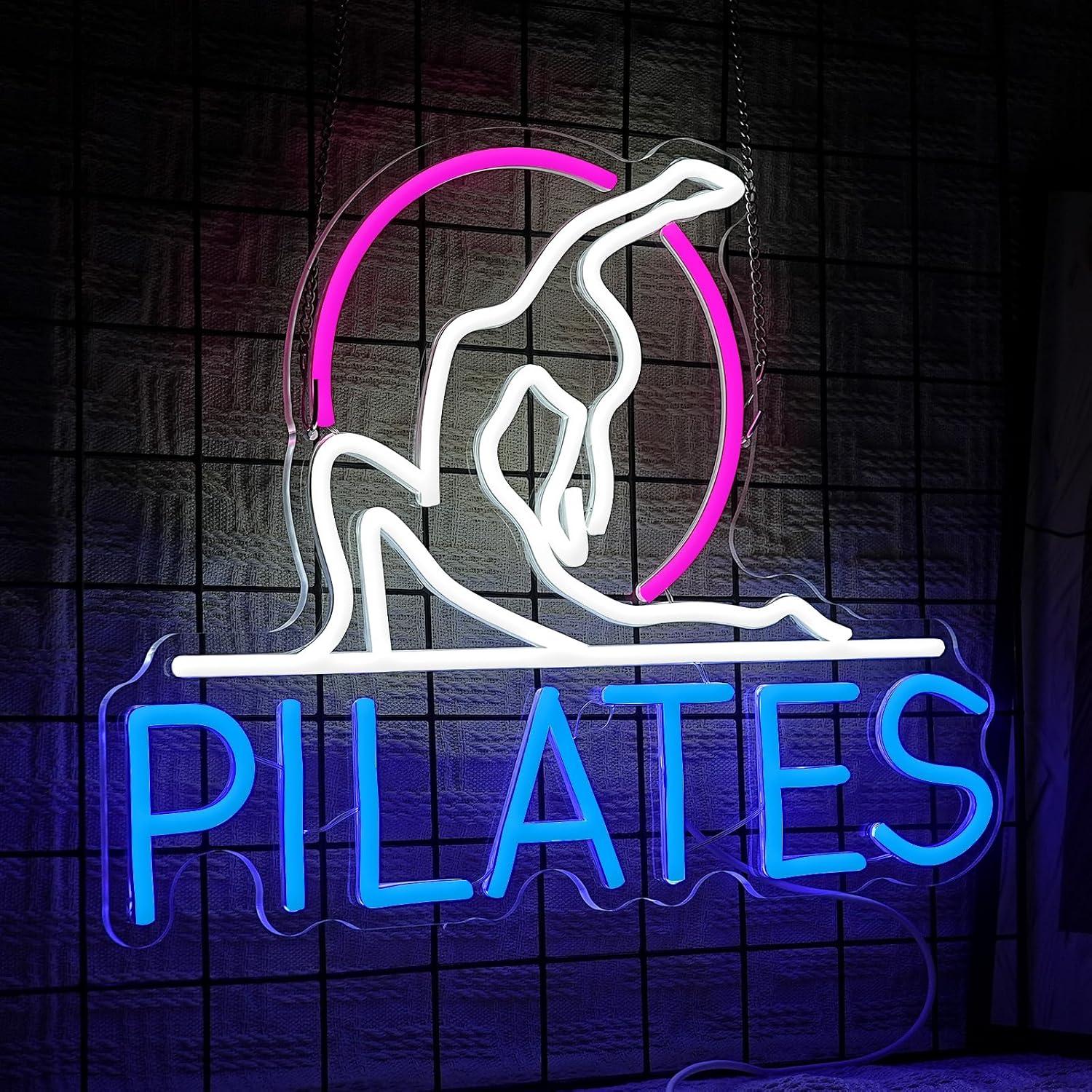 Yoga Pilates Neon Sign Dimmabl - Pilates Yoga Gifts ulasan dan harga