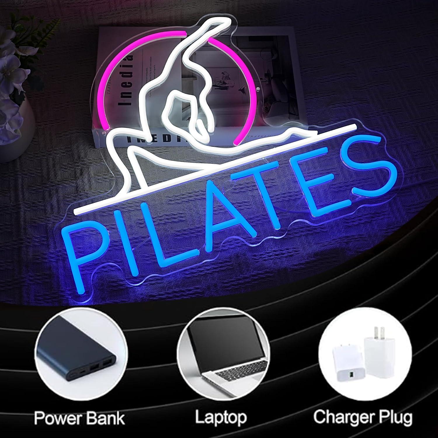 Yoga Pilates Neon Sign Dimmabl - Pilates Yoga Gifts ulasan dan harga