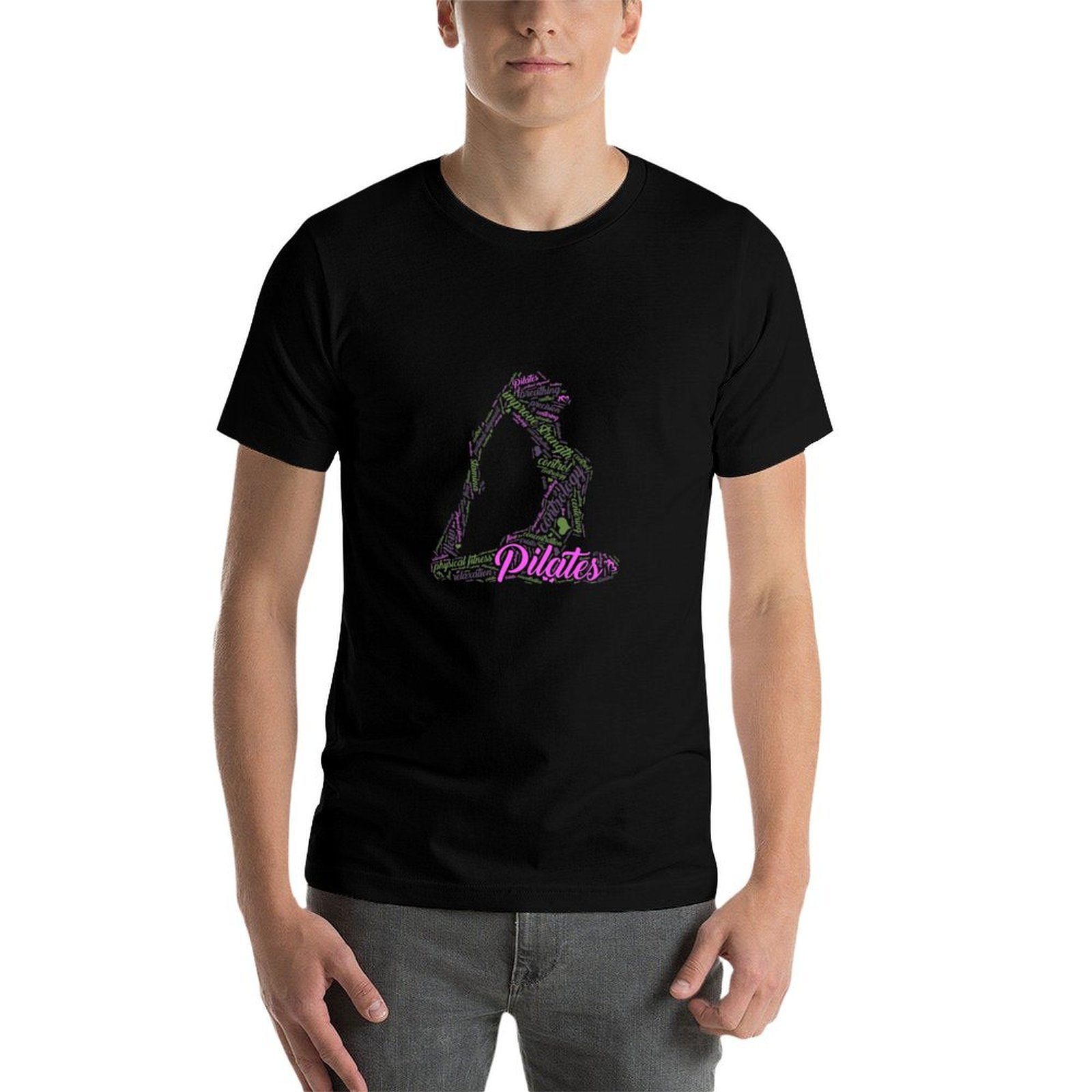 Womens Fun Word Cloud and Cute - Pilates Yoga Gifts ulasan dan harga