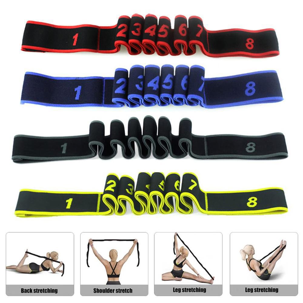 Elastic Gymnastics Yoga Belt T - Pilates Yoga Stretching ulasan dan harga