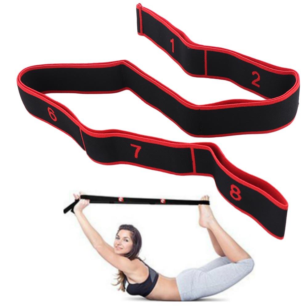 Elastic Gymnastics Yoga Belt T - Pilates Yoga Stretching ulasan dan harga