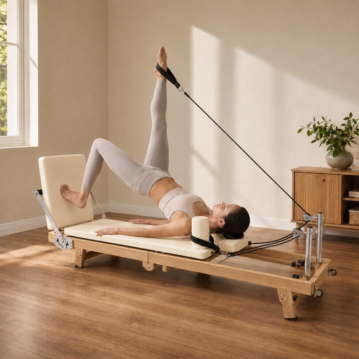 75 Inch Foldable Pilates Refor - Pilates Reformer Spring ulasan dan harga