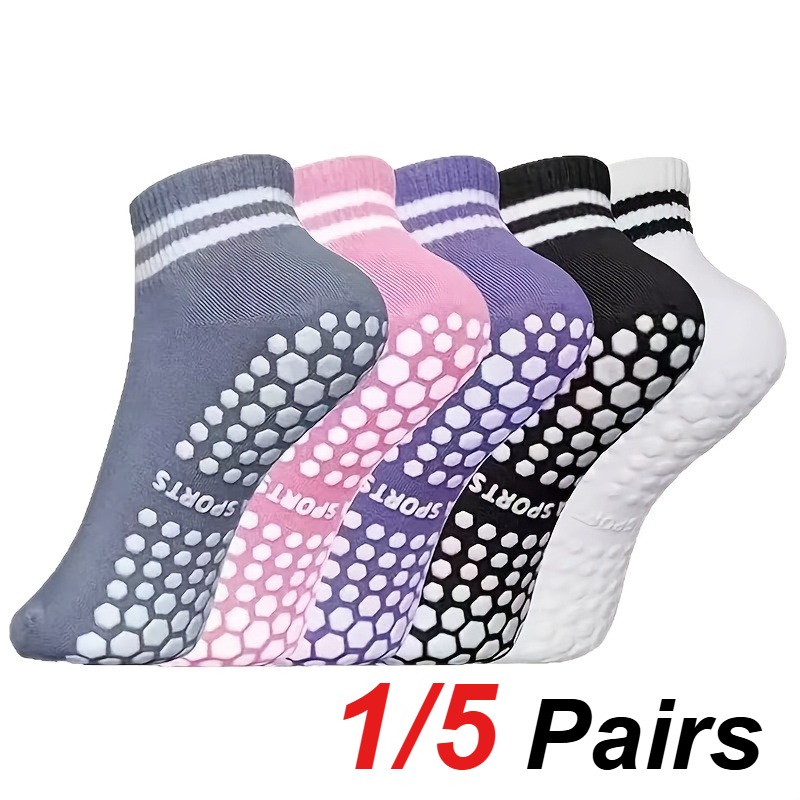 1/5 Pair Women's Silicone Anti - Pilates & Yoga Vida ulasan dan harga