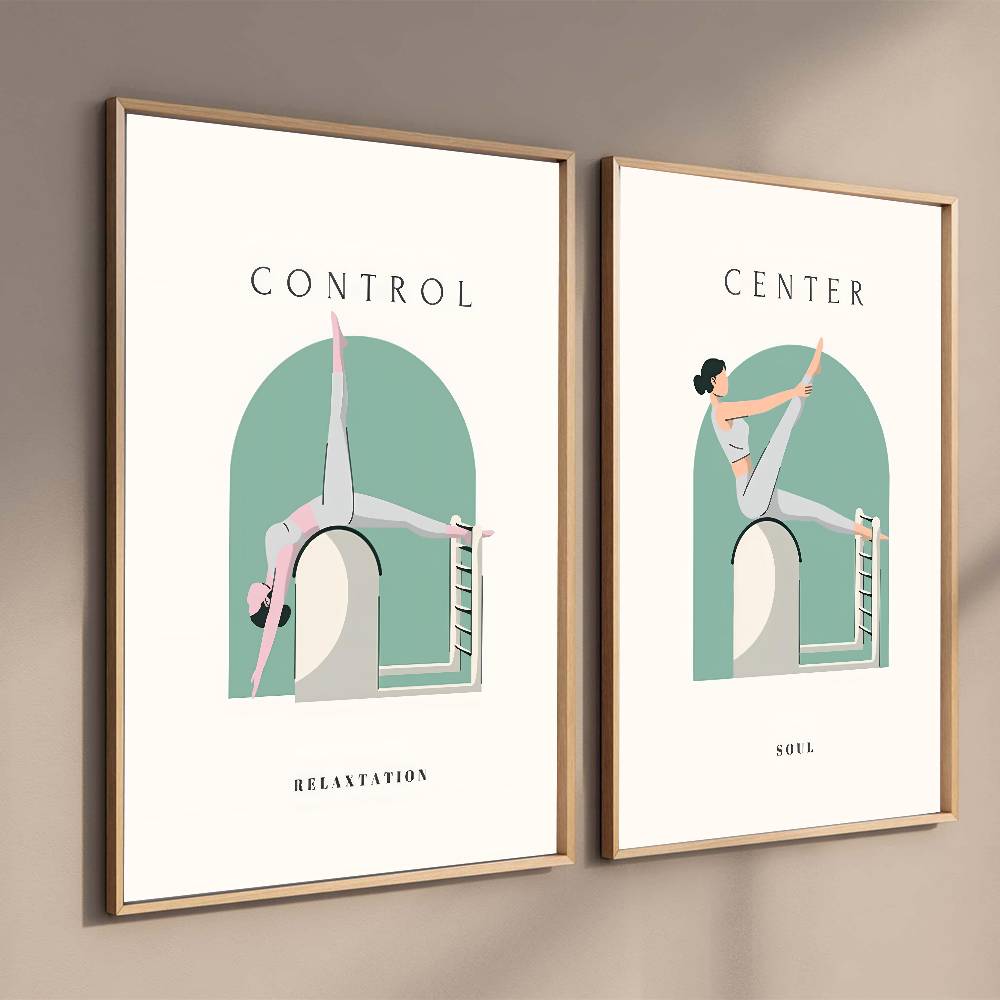Minimal Pilates Workout Illust - Pilates Yoga Flow ulasan dan harga
