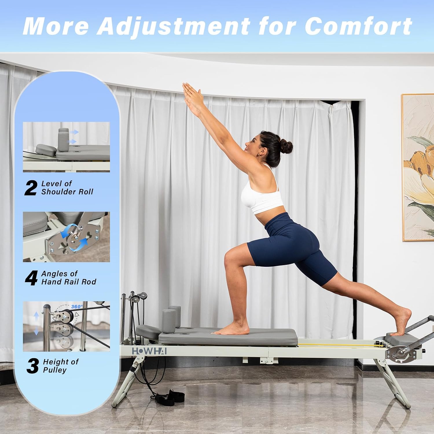 Pilates Reformer, Reformer Pil - Pilates Reformer Spring ulasan dan harga