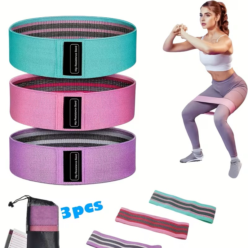 3pcs/1pc of Leg and Hip Resist - Pilates Yoga Home Workout ulasan dan harga
