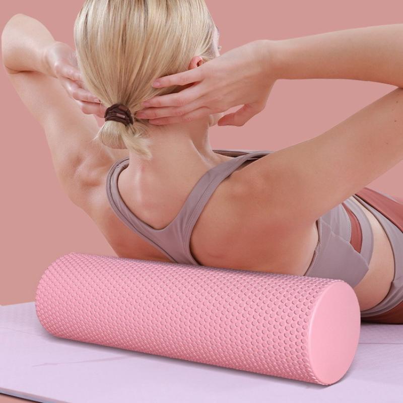 Yoga Roller Round EVA Foam Cyl - Pilates Yoga Home Workout ulasan dan harga