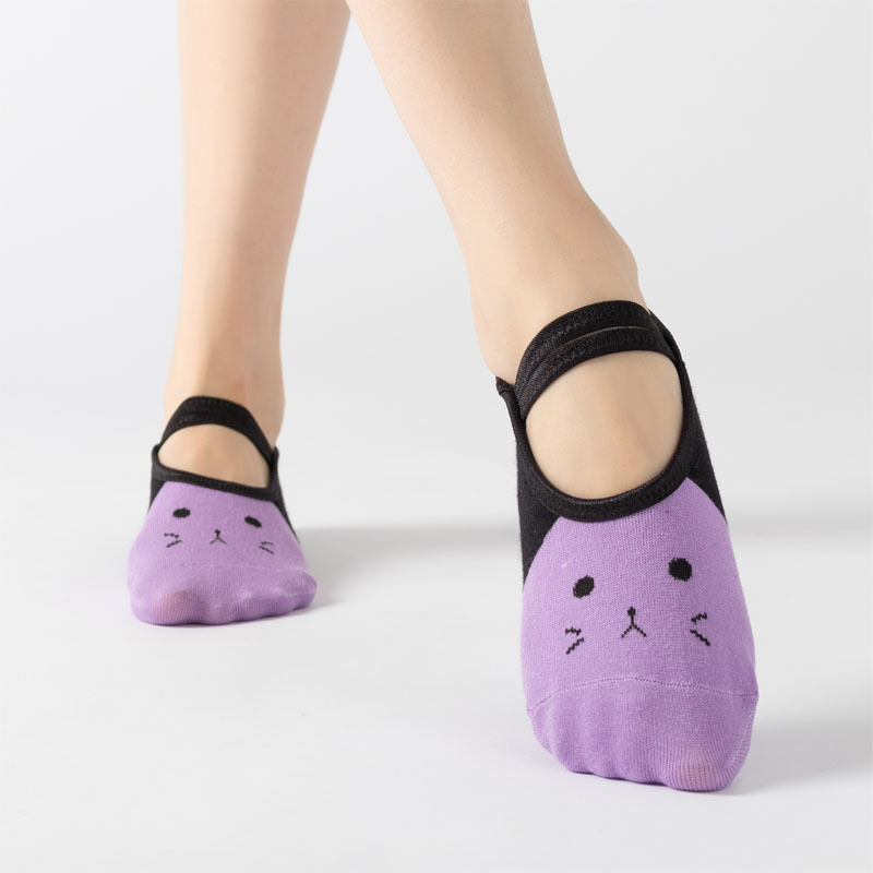 Cute Cat Cartoon Yoga Socks Wo - Pilates Yoga Gifts ulasan dan harga