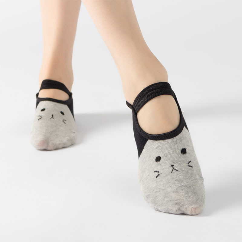 Cute Cat Cartoon Yoga Socks Wo - Pilates Yoga Gifts ulasan dan harga
