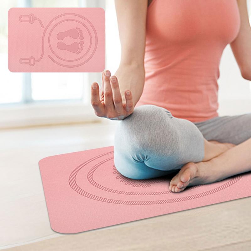 6mm Jump Rope Mat TPE Material - Pilates Yoga Home Workout ulasan dan harga