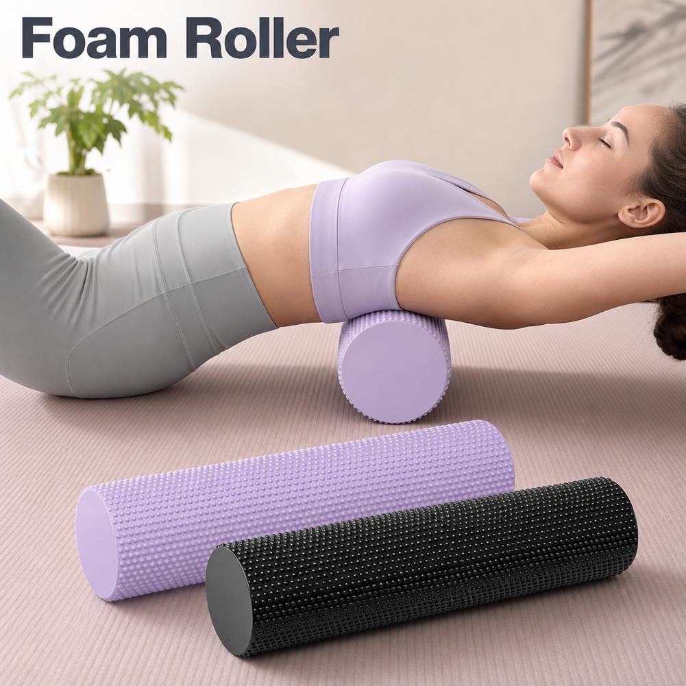 EVA Yoga Foam Roller High Dens - Pilates Yoga Stretching ulasan dan harga