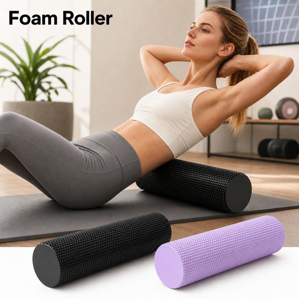 EVA Yoga Foam Roller High Dens - Pilates Yoga Stretching ulasan dan harga