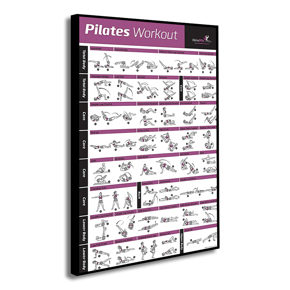 Pilates Training Chart Canvas  - Pilates Yoga Gifts ulasan dan harga
