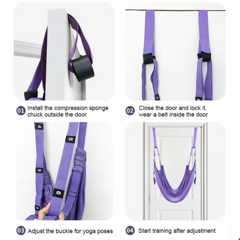 Adjustable Aerial Yoga Hammock - Pilates Yoga Stretching ulasan dan harga