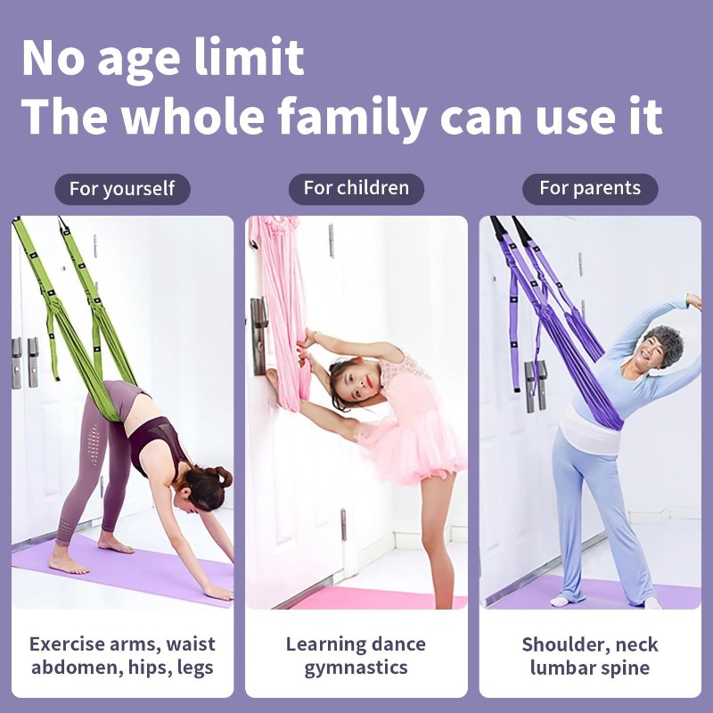 Adjustable Aerial Yoga Hammock - Pilates Yoga Stretching ulasan dan harga