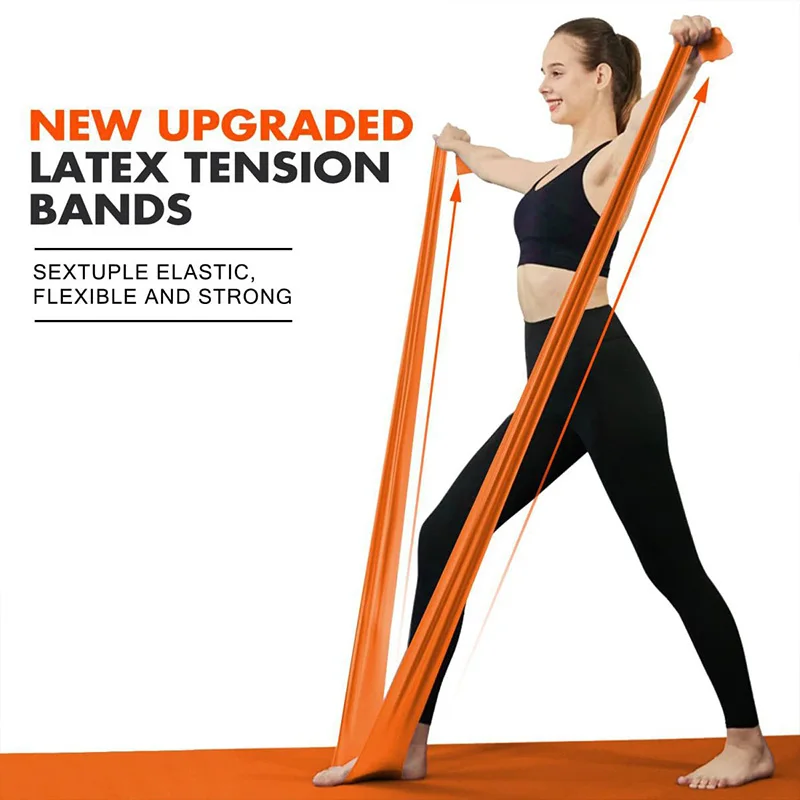 Elastic Yoga Fitness Bands Yog - Pilates Yoga Home Workout ulasan dan harga